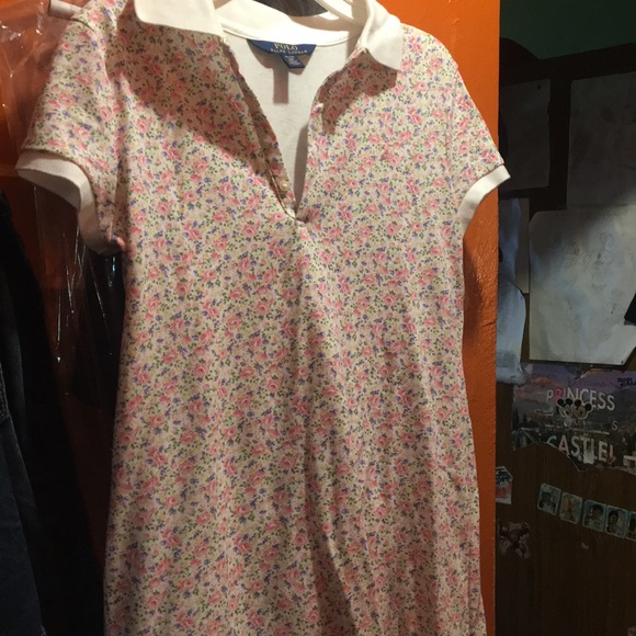 Kids polo floral dress NWOT - Picture 2 of 2